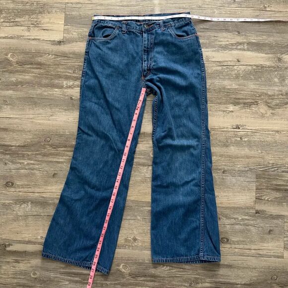 Vintage 60s 70s Denim Carpenter Jeans Size 30x27 - Picture 8 of 8